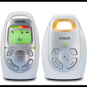 VTech DM223-2 Safe and Sound DECT6.0 Audio Baby Monitor, White